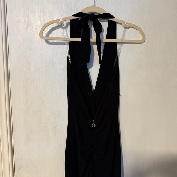 NEW Nookie x REVOLVE Illegal Halter Gown Black Backless Formal Maxi Dress Small - Picture 5 of 6